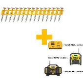 DeWalt Accessoires Nagels verzinkt 15x2.6mm voor DCN890 Betontacker 1005 Stuks - DCN8901015
