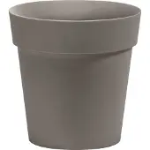 Nicoli Bloempot Buiten Rond Arke 22cm TAUPE