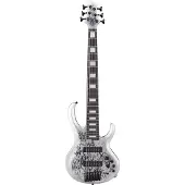 Ibanez BTB25TH6-SLM Silver Blizzard Matte - Elektrische basgitaar