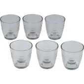 Alpina 12x Drinkglazen transparant 225 ml - Sapglazen - Waterglazen 12 stuks