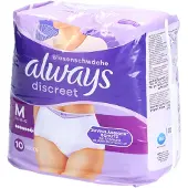Always Discreet Incontinence Pants Plus maat M 10 Pcs