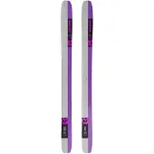 Salomon - Ski's - Qst X Black/Shocking Pink/Lunar Rock 2026 voor Unisex - Maat 184 cm - Paars