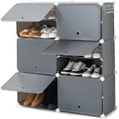 InnovaGoods Draagbaar Modulair Schoenenrek InnovaGoods Grijs Inhoud 36 paar