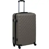 vidaXL Hartvormige trolley, antraciet, ABS-kunststof