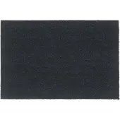 vidaXL Deurmat 60x90 cm getufte kokosvezel donkergrijs