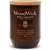 Woodwick ReNew Large Geurkaars - Black Currant & Rose - 75 branduren