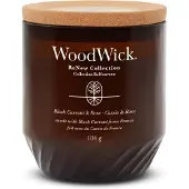 Woodwick ReNew Medium Geurkaars - Black Currant & Rose - 55 branduren