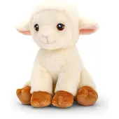Keel Toys Pluche knuffel dier schaap/lammetjes 25 cm - Knuffel boederijdieren