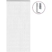 vidaXL Vliegengordijn kettingen 100x212 cm aluminium