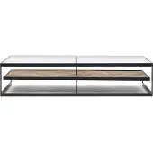Rivièra Maison Graydon Coffee Table, 180x80 cm (Transparant, 180x40x80cm)