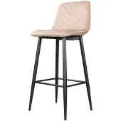 DS4U Gaby barkruk velvet 75 cm 2.0 - champagne