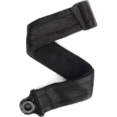 Daddario Auto Lock Gitaarband Zwart - Veilige Gitaarband met Vergrendeling