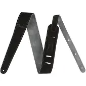 Fender Reversible 2" Suede Strap Black/Gray