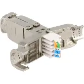 DeLOCK Coupler for network cable Cat.6 STP toolfree