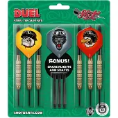 Shot Value Range Duel Steeltip Darts Set 18 gram (4 Meter with Ring)