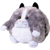Rappa Cozy Knuffel Kat 35cm Grijs grijs Pluche Knuffel