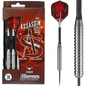 Harrows Stalen darts - - Assassin - 80% Tungsten - 27g tot 40g - Inclusief harde case