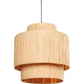 Beliani MAGECH - Hanglamp - Natuurlijk - Palmblad