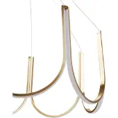 Beliani PERQUENO - Kroonluchter - Goud - Aluminium