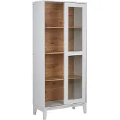 Beliani RUMSON - Vitrinekast - Wit - Hout
