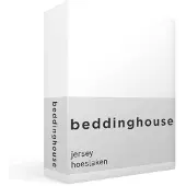 Beddinghouse Hoeslaken Wit (Jersey)-90 x 200 cm