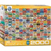 Eurographics , De VW Groovy Bus, 1000 stukjes, Transportmiddelen
