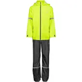Ralka Regenpak Waterdicht & Ademend - Junior -Reflectie - Fluorgeel - 164