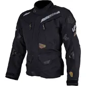 Leatt ADV DriTour 7.5 Stealth Zwart Grijs Waterdichte Textieljas Maat S