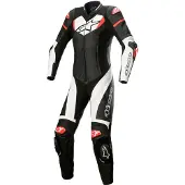 Alpinestars Stella Gp Plus 1Pc lederen pak Zwart Wit Helder Rood Maat 48