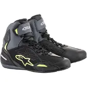 Alpinestars Faster-3 Drystar Zwart Grijs Fluo Geel Maat US 7.5