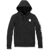 Carhartt Trui Women Clarksburg Pullover Sweatshirt Black-L