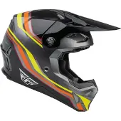 FLY Racing Formula CP S.E. Speeder Zwart Geel Rood Crosshelm Maat XS