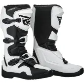 FLY Racing Maverik Wit Zwart Motorlaarzen Maat US 10