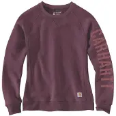 Carhartt Trui Women Clarksburg Crewneck Blackberry Heather-XS