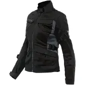 Dainese Desert Lady Tex Jas zwart Ebony Maat 40