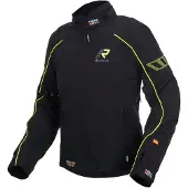 Rukka Comforina GTX Dames Zwart Geel Textiele Motorjas Maat 40