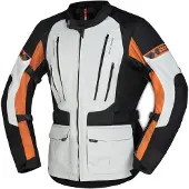 IXS Lennik-ST motorfietstextiljas, zwart/grijs, maat L