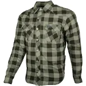 GMS Jaguar, shirt/textiel jasje ,zwart/donkergroen ,S
