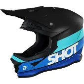 Shot Furious Story Blauw Mat Crosshelm Maat XL