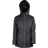 GMS Francine Dames Zwarte Waterdichte Textiele Motorjas Maat XL