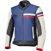Held Midway motorjas, leer, blauw/rood/wit, maat 54