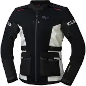IXS Horizon-GTX motorfiets textieljas, zwart/wit, korte model, maat 3XL