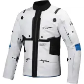Ixon M-Skeid Grijs Blauw Textiele Motorjas Maat 4XL