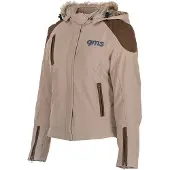 GMS Luna dames motorjas, softshell, lichtbruin, maat XL