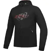 Ixon Touchdown Zwart Rood Textiele Motorjas Maat 2XL
