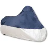 SHIN YO dekzeil, maat L, polyester, blauw/zilver