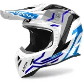 Airoh Aviator Ace 2 Ground Blauw Glanzend Offroad Helm Maat XS