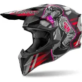 Airoh Wraaap Cyber Rood Matt Offroad Helm Maat M