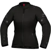 IXS Lane-ST+ dames motorfiets textiljas, zwart, maat S