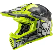 LS2 MX437 Fast Evo II Mini Crusher Motorcrosshelm voor kinderen